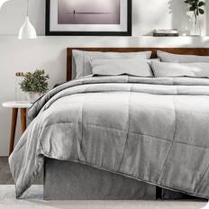 Bare Home Bed-in-A-Bag Bed Linen Grey (264.2x228.6cm)