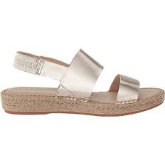 Espadrilles Cole Haan Cloudfeel - Soft Gold Metallic Leather/Natural Jute