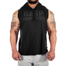 Gasp Overdele Gasp Thermal Kortærmet Hoodie - Sort