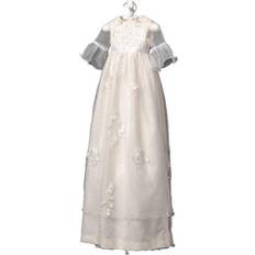 Luxe Heirloom Christening Gown - White