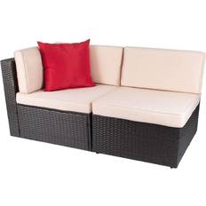 Beige Outdoor Sofas & Benches Devoko 1AS0BG Modular Sofa