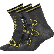 Lego Wear Underkläder Lego Wear Batman Socks 3-pack - Dark Grey Melange