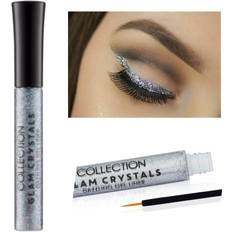 Silver Eyeliners Collection glam crystals gel eyeliner hustle x3