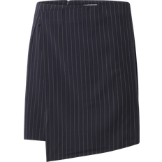 Dame - Stribede Nederdele Vila Tipa Mini Skirt - Navy Blazer