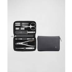 Zwilling Premium 9-pcs Nappa Leather Zip Fastener Case - Black