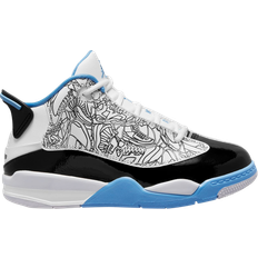 32½ Basketbalschoenen Nike Air Jordan Dub Zero PS - White/University Blue/Black