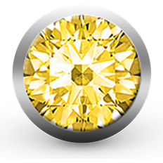 Safir vedhæng Christina Gul safir