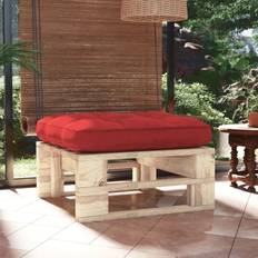 Sgabelli da Esterno vidaXL Ottomana da Giardino Pallet in Legno di Pino Impregnatocod MXL 72592