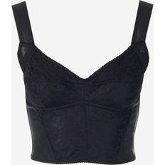 XXL Korseetit Dolce & Gabbana Lace Satin Cropped Top