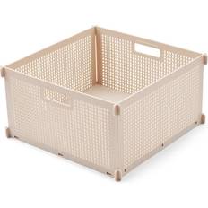 Beige Oppbevaringskurver Liewood Dirch Storage Box M Sandy