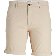 Jack & Jones JJFury Chinoshorts Beige/Hvid
