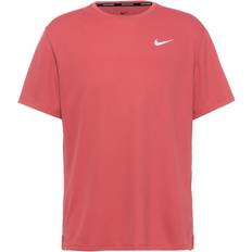 Nike Kortærmet Miler Dri-FIT UV-løbeoverdel til mænd rød