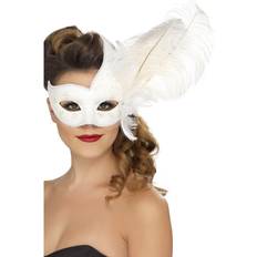 Hvid Øjenmasker Kostumer Smiffys Ornate Columbina Eyemask Fancy Dress