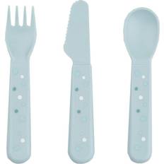 Done by Deer Foodie Cutlery Set Happy Blue