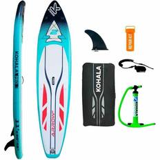 Tablas de SUP BigBuy Inflatable Paddle Surf Board with Accessories Kohala Arrow Blue 335 x x 15 cm