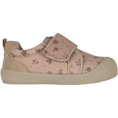 Beige Sneakers Wheat Sko Kei Canvas Rose Beige Flowers Sko