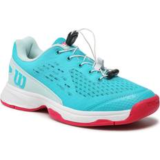 Racket Sport Shoes Wilson Rush Pro 4.0 QL - Bleu