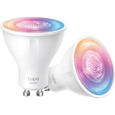 TP-Link Ampoules TP-Link Tapo Ampoule Connectée WiFi, Ampoule LED GU10 Multicolore 2200K-6500K, Dimmable 350 Lumens, 3.7W équivalent à 50W, Compatible avec Alexa et Google Home, Economie d'énergie, Tapo L630(2-pack)