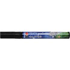 Marabu Textil Fabric Pens Glitter 3mm Black