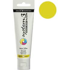 Daler Rowney System3 Heavy Body Acrylic Lemon Yellow 59ml