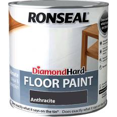 Ronseal Grey Paint Ronseal Diamond Hard Paint - Satin Grey 0.75L