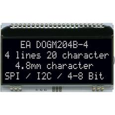 Écrans de Remplacement DISPLAY VISIONS Afficheur 7 segments 4.80 mm 3.3 V, 5 V Nombre de chiffres: 4 EADOGM204S-A