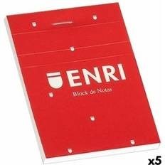 Anteckningsblock ENRI Röd A4 80
