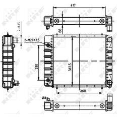 FM1 CPU luftkühler NRF 53149 Kühler, Motorkühlung