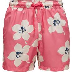 Björn Borg Kenny Badeshorts, Bb Graphic Floral Sunkist Coral, 146-151
