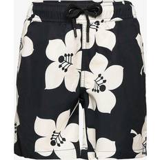 Björn Borg Kinderbekleidung Björn Borg Kenny Badehose Bb Graphic Floral Black Beauty - Black