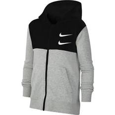 Lastenvaatteet Nike Swoosh Zip Hoodie - Junior Grey