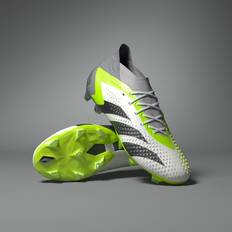 45 - adidas Predator Fußballschuhe Adidas Fussballschuhe Accoracy.1 FG - Cloud White/Core Black/Lucid Lemon