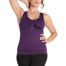 Fitness & Gym Tank Tops MeMoi Frontrunner Shaping Sport Tank - Violet