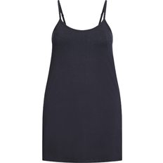 Avenue Cotton Knit Essential Slip Dress Plus Size - Navy