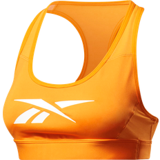 Orange - Træningstøj BH'er Reebok Performance Sports-bh Hero Medium-Impact Racer Bra Gul