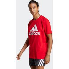 Rojo Camisetas Adidas Essentials Single Jersey Big Logo T-shirt - Red/Orange