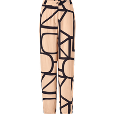 Only Byxor OnlAva Palazzo Pant - Brun