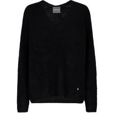 Mos Mosh MMThora V-Neck Knit BLACK