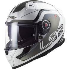 LS2 FF811 Full Face Helmet - Metric White/Titanium Silver