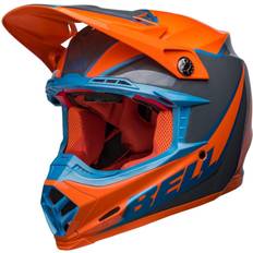 Bell Casco de Cross Moto-9S Flex Sprite Naranja-Gris-Azul 55-56cm