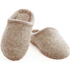 Laced - Woman Slippers Ulle Mohair Seamless Sandalias y Pantuflas - Beige Melange