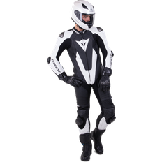 Tekstil Motorcykelstativer Dainese Læderdragt Laguna Seca Perforeret, Sort/Hvid Unisex