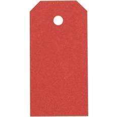 Hobbyartikler Creativ Company Manilamærker, str. 4x8 cm, 250 g, rød, 1000 stk. 1 pk