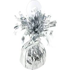 Forum Novelties Unique Party Foil Balloon Weight Silver