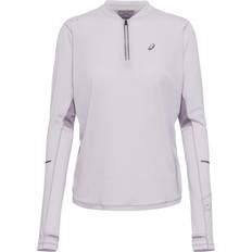 Lilla - Løb Overdele Asics Metarun 1/2 Zip Løbetrøje Dame Lilla