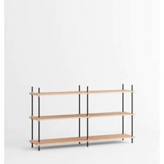 Moebe Shelving s.85.2.B Eg/Sort Reolsystem