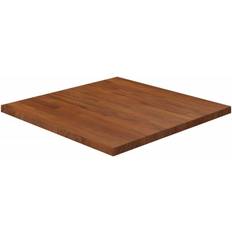 Marrón Encimeras vidaXL Tablero De Mesa Cuadrada Madera Roble 60x60x2,5 cm Encimera