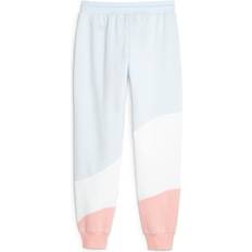Puma Elastan/Lycra/Spandex Byxor Puma Power Cat Fleece Jogging Pants Women - Ice Blue