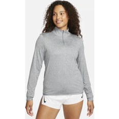 Nike Dri-FIT Swift Element UV Half Zip Trøje Dame - Grå