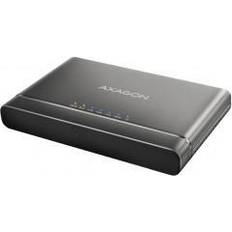 Ulkoasut Axagon 3.2 Gen2 USB-C M.2 NVMe SATA SSD/HDD -adapteri kloonaustoiminnolla, musta